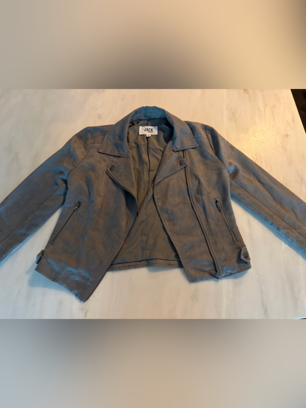BB Dakota Women’s Slate Gray Bomber-Style Jacket